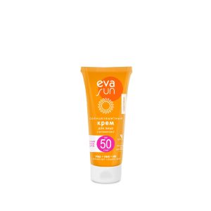 Солнцезащитный крем для лица eva sun c витамином e spf 50, 50 мл